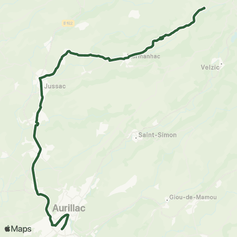 Stabus Laroquevielle-Marmanhac map