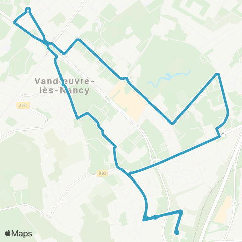 STAN Citadine Vandoeuvre map