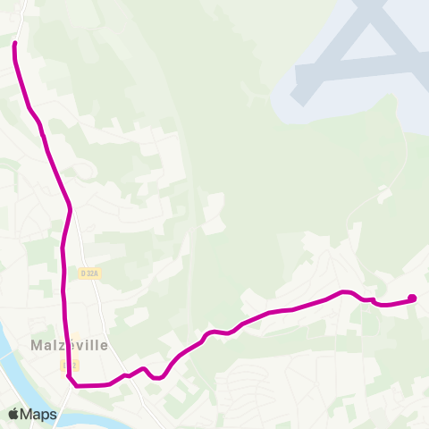 Stan Scolaires Dommartemont Nickles ↔︎ Malzéville Verlaine map