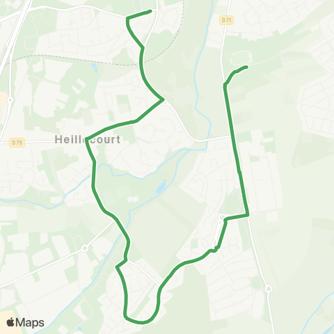 Stan Scolaires Jarville Léon Songeur ↔︎ Heillecourt Montaigu map