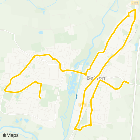 STAR Chevaigné (Pommiers) - Betton (Champ Devant) map