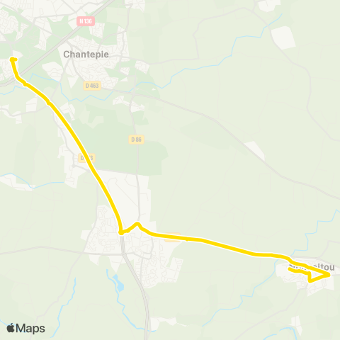 STAR Rennes (La Poterie) - Nouvoitou (Parc des Sports) map