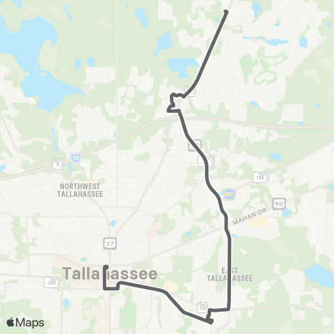 StarMetro Red Hills map