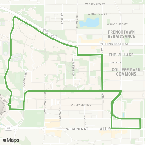 StarMetro Renegade map