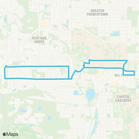StarMetro Tomahawk map
