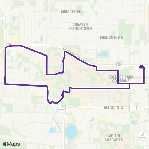 StarMetro Heritage Grove map