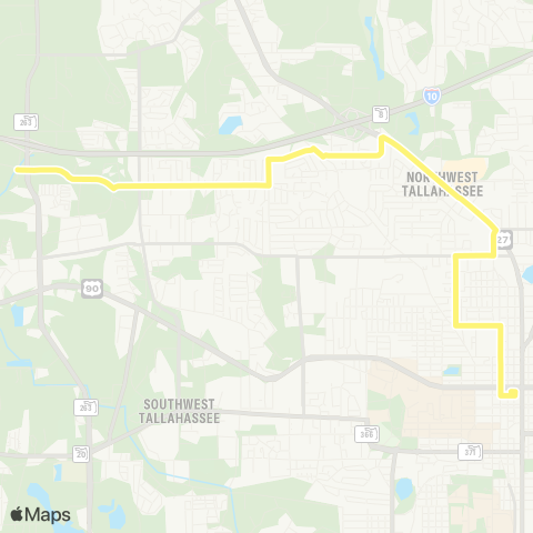 StarMetro Hartsfield map