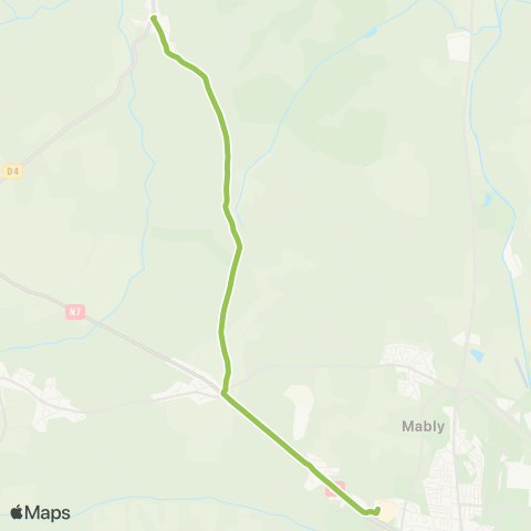 STAR Noailly <> Mably Tuileries map