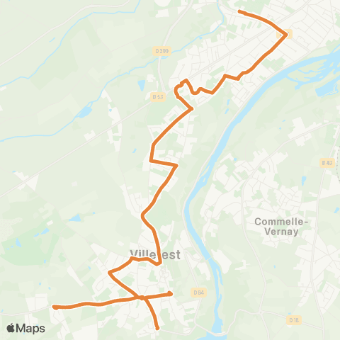 STAR - Scolaire Sco - Villerest map