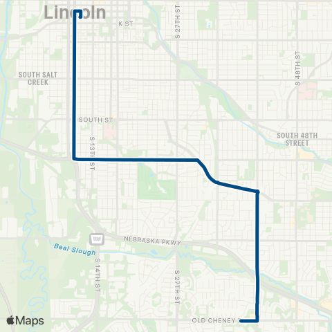 StarTran Sheridan map