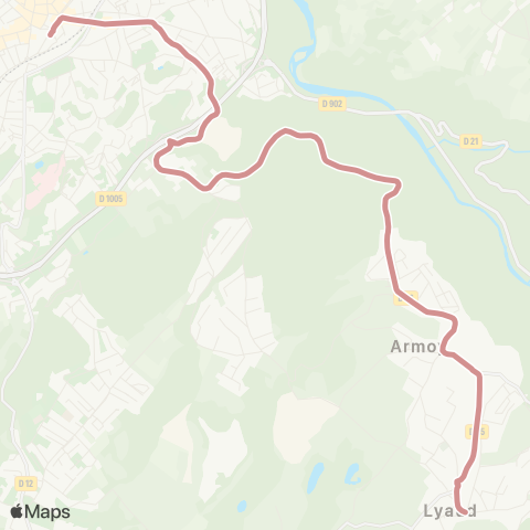 Star't Thonon-les-Bains - Armoy map