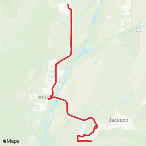 START Teton Village South map