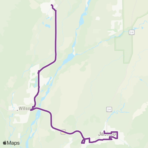 START Teton Village Local map