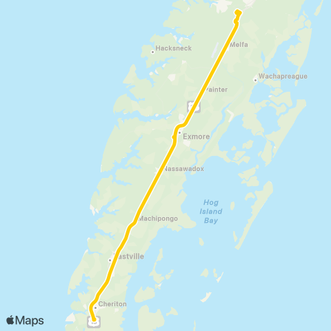 STAR Transit Northampton Route 13 Express map