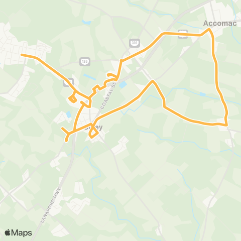 STAR Transit Orange map