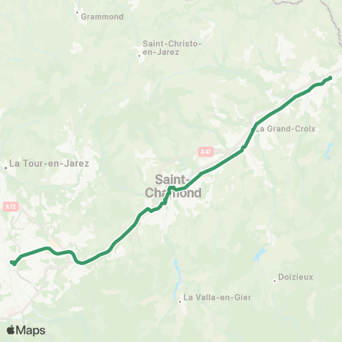 STAS Square Violette ↔︎ Place Chipier map