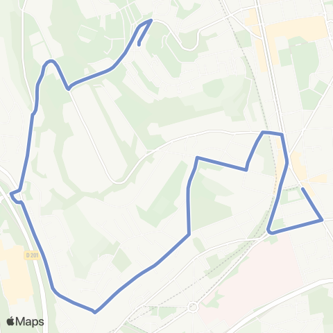 STAS Bellevue ↔︎ Cotonne map
