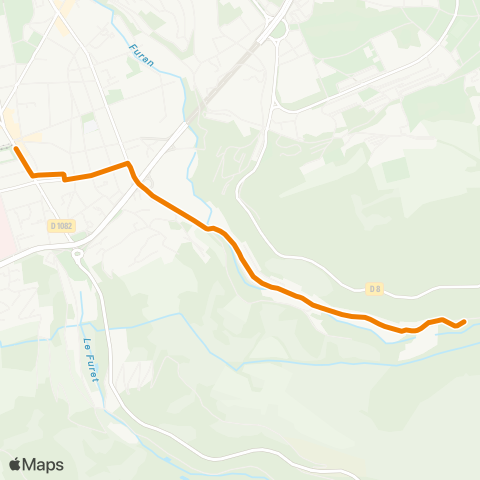STAS Bellevue ↔︎ le Bernay map