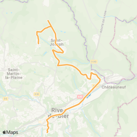 STAS Gare Routière ↔︎ Mairie / le Mas map