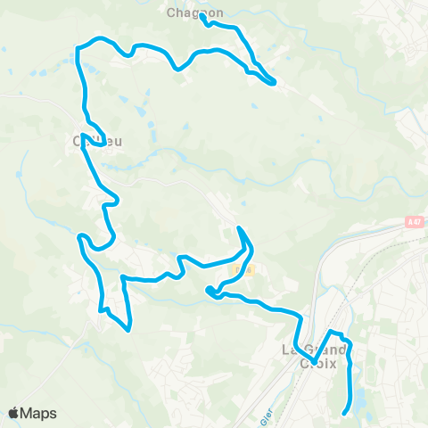 STAS Mairie ↔︎ Charles de Gaulle map