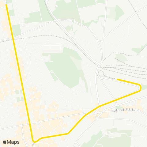 STAS Cité du Design ↔︎ Châteaucreux Gare map