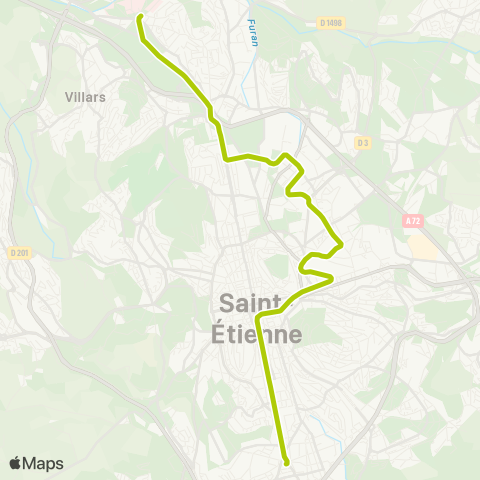 STAS Hop. Nord / Terrasse ↔︎ Bellevue map