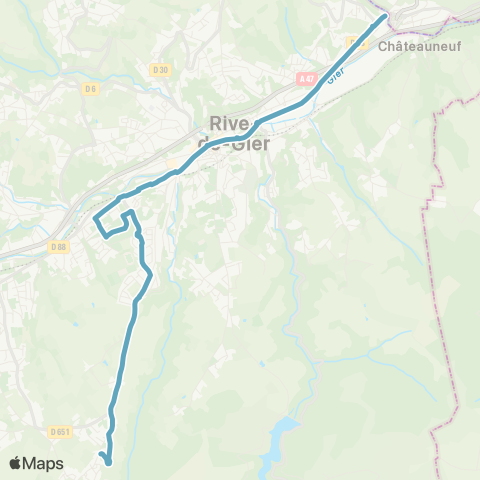 STAS Les Mariannes ↔︎ la Madeleine map
