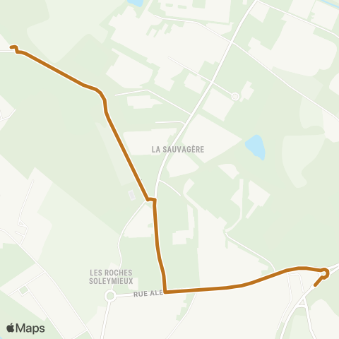 STAS Maison d'Arrêt ↔︎ René Cassin map