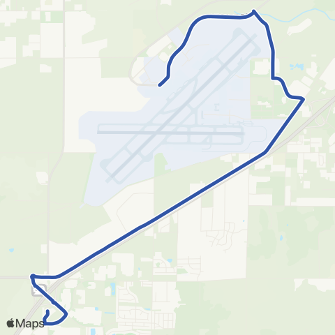 Spokane Transit Geiger / Airport map