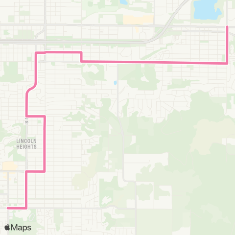 Spokane Transit East 8th map