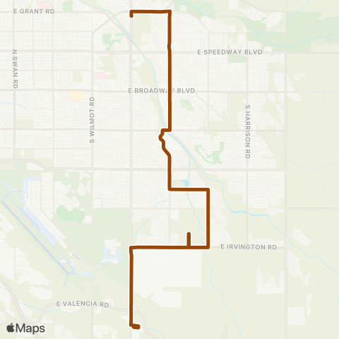Sun Tran Pantano map