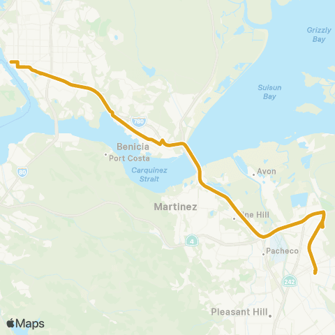 SolTrans Solano Concord map