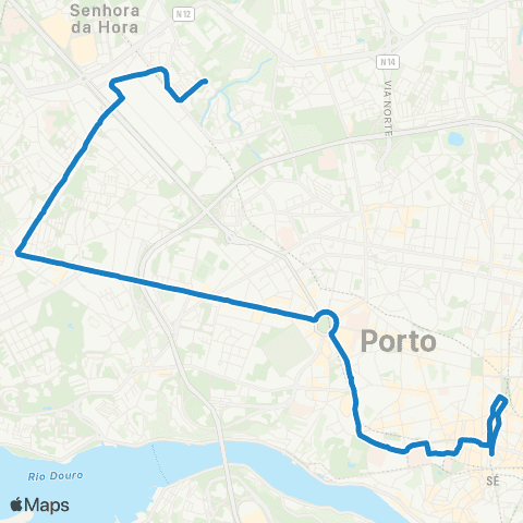 STCP Aliados-viso map