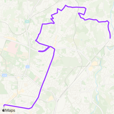 STCP Marquês - Rio Tinto (Estação) map