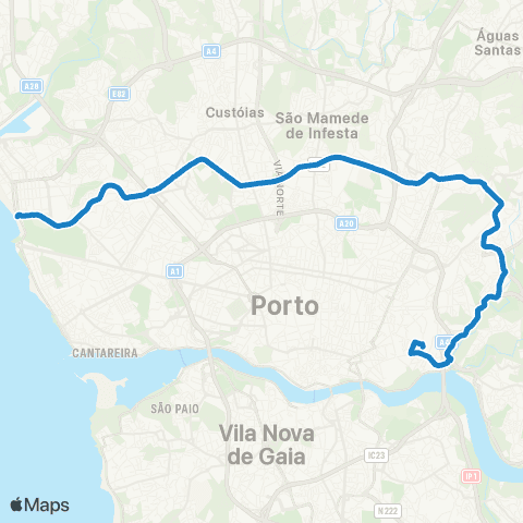 STCP Primavera Sound - Campanhã (tic) map