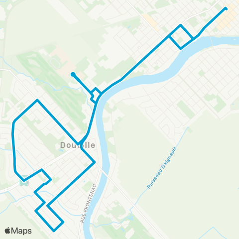 Ville de Saint-Hyacinthe Douville map