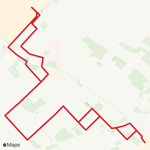 Ville de Saint-Hyacinthe Saint-Sacrement ouest map