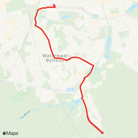 STIB Beaulieu - Heiligenborre map