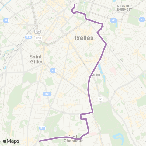 STIB Gare Centrale - Héros map