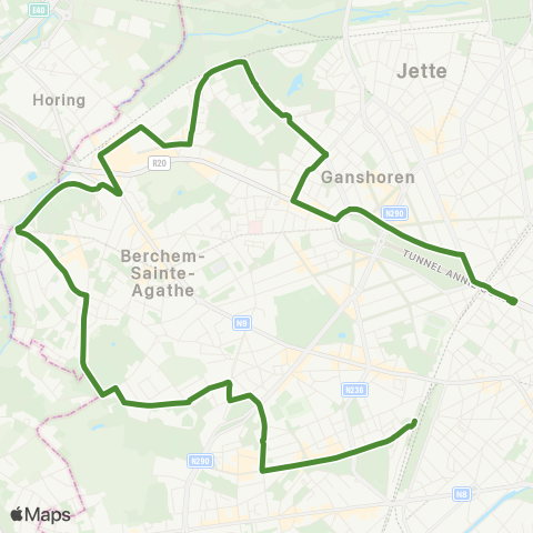 STIB Simonis - Beekkant map