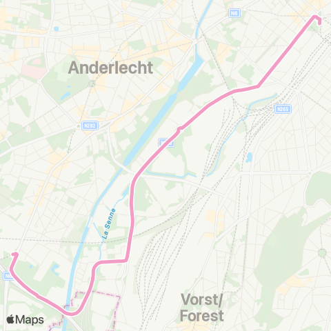 STIB Ceria - Gare du Midi map