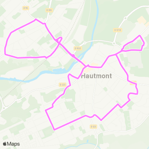 Stibus Citadine d'Hautmont map