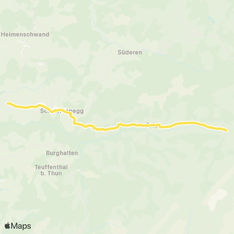 STI Bus Thun, Bahnhof - Eriz, Säge map