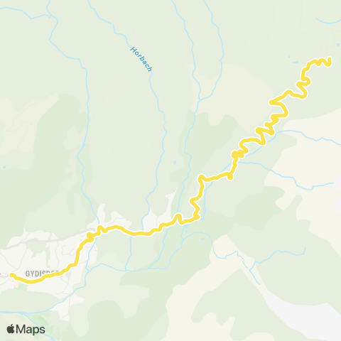 STI Bus Schwarzwaldalp - Grindelwald, Bahnhof map