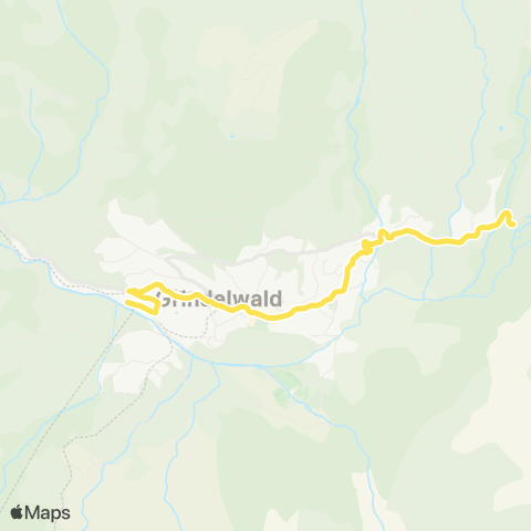 STI Bus Grindelwald, Oberer Gletscher - Grindelwald, Terminal map