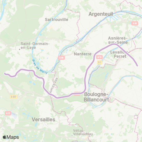 SNCF Gare St-Lazare <>︎  Cergy-le-Haut • Versailles-Rive-Droite • St-Nom-la-Bretèche map