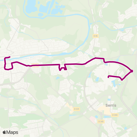 Île-de-France Mobilités Chessy N. / Quai l <> Gare de Lagny Thorigny map