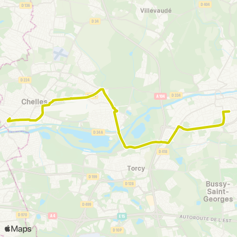 Île-de-France Mobilités St-Laurent (Rue Brébion) <> Av. des Martyrs map