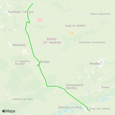 Île-de-France Mobilités La Borne Blanche <> Station de Covoiturage map