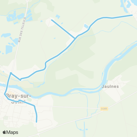 Île-de-France Mobilités Petit Peugny <> La Borne Blanche map